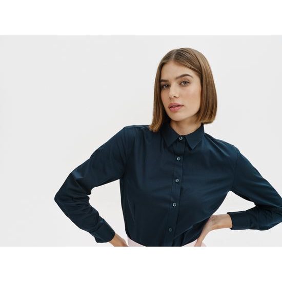 ЖІНОЧА СОРОЧКА З ДОВГИМ РУКАВОМ STYLE - СОРОЧКА З ДОВГИМ РУКАВОМ - ОДЯГ