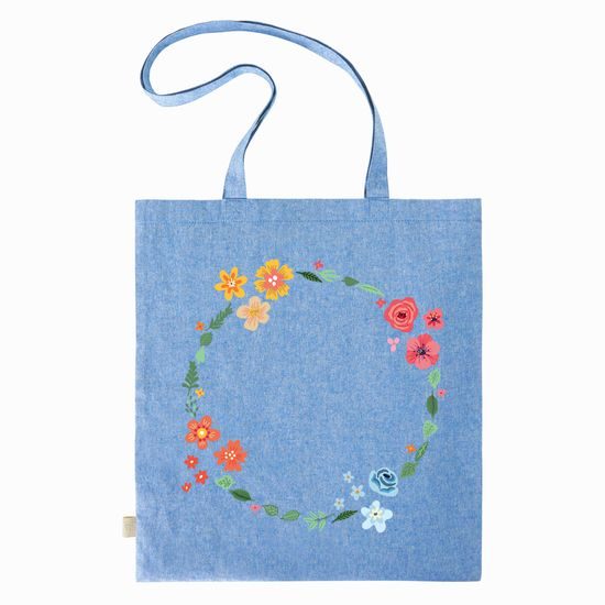 FLORAL WREATH VÁSZONTÁSKA - TÁSKÁK - KIEGÉSZÍTŐK