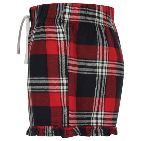 PANTALONI SCURȚI DE PIJAMA DIN FLANELĂ PENTRU FEMEI - PIJAMALE - ÎMBRĂCĂMINTE