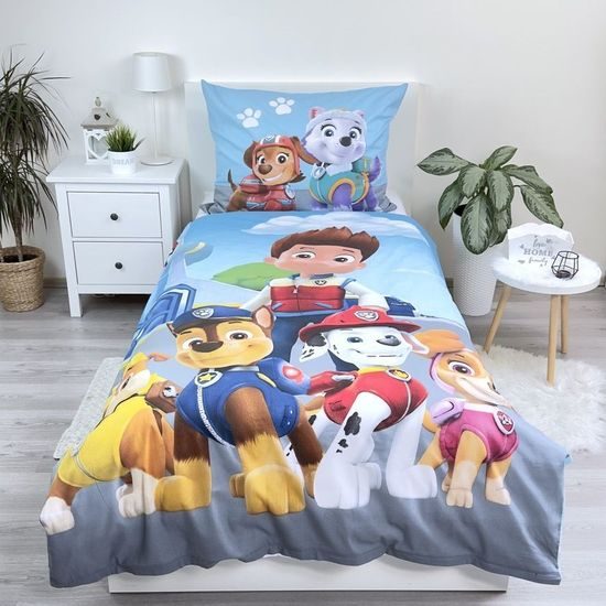BETTWÄSCHE SET PAW PATROL - KINDERBETTWÄSCHE - HAUSHALT
