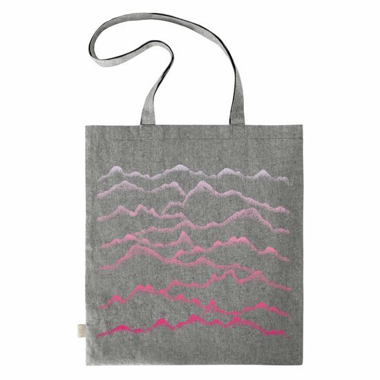 BAUMWOLLTASCHE MOUNTAIN LINES - ACCESSOIRES
