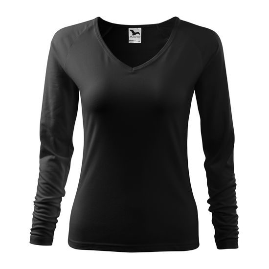 DAMEN LANGARM T-SHIRT ELEGANCE - LANGARM-T-SHIRTS - KLEIDUNG