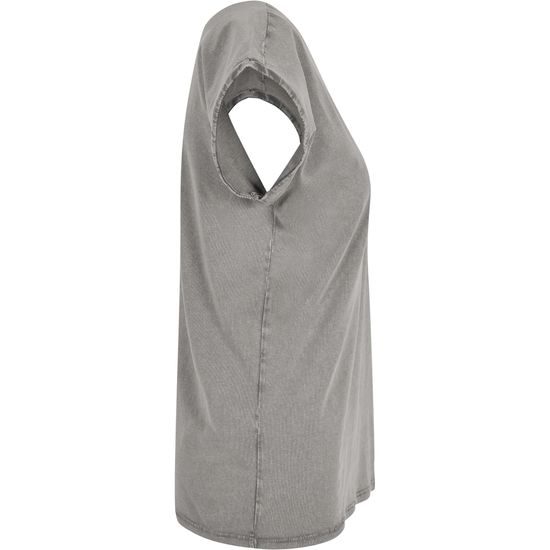 LÄSSIGES DAMEN T-SHIRT ACID WASHED - KURZARM-T-SHIRTS - KLEIDUNG