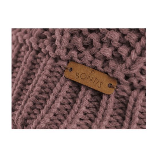 DVOJITÁ DÁMSKÁ SPADENÁ ZIMNÍ ČEPICE - PLETENÉ ČEPICE - KŠILTOVKY A ČEPICE