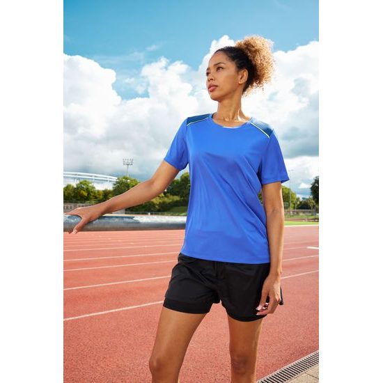 DÁMSKÉ BĚŽECKÉ TRIČKO JN1383 - SPORTOVNÍ TRIČKA S KRÁTKÝM RUKÁVEM - SPORTOVNÍ OBLEČENÍ