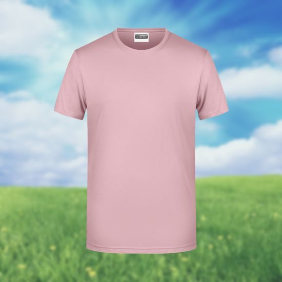 KLASICKÉ PÁNSKÉ TRIČKO Z BIOBAVLNY 8008 - TRIČKA Z BIOBAVLNY - OBLEČENÍ