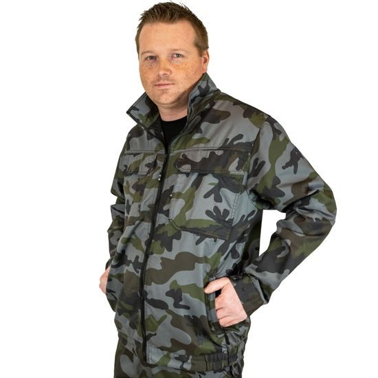 HERREN CAMOUFLAGE JACKE CXS CAMO - ANGELBEKLEIDUNG - ARBEITS KLEIDUNG