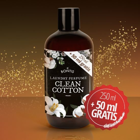 PARFÉM NA PRANÍ CLEAN COTTON 300 ML - PARFÉMY NA PRANÍ - DOMÁCNOST