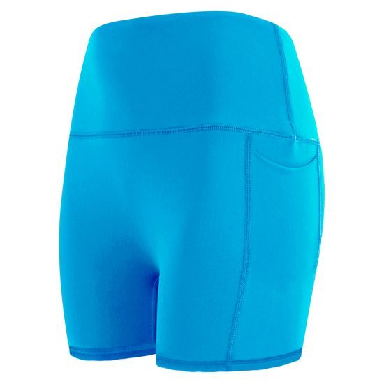 DAMEN ELASTISCHE SPORTSHORTS MIT HOHEM BUND - ELASTISCHE SHORTS - SPORT KLEIDUNG