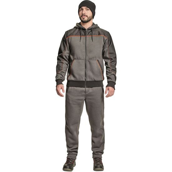 HANORAC PENTRU BĂRBAȚI CU FERMOAR CREMORNE - HANORACE CU FERMOAR - ÎMBRĂCĂMINTE