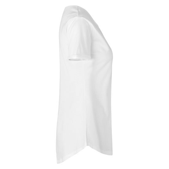 DÁMSKE TRIČKO S OHRNUTÝMI RUKÁVMI Z ORGANICKEJ FAIRTRADE BAVLNY - TRIČKÁ S KRÁTKYM RUKÁVOM - OBLEČENIE