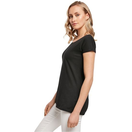 DAMEN T-SHIRT MIT U-BOOT-AUSSCHNITT - KURZARM-T-SHIRTS - KLEIDUNG