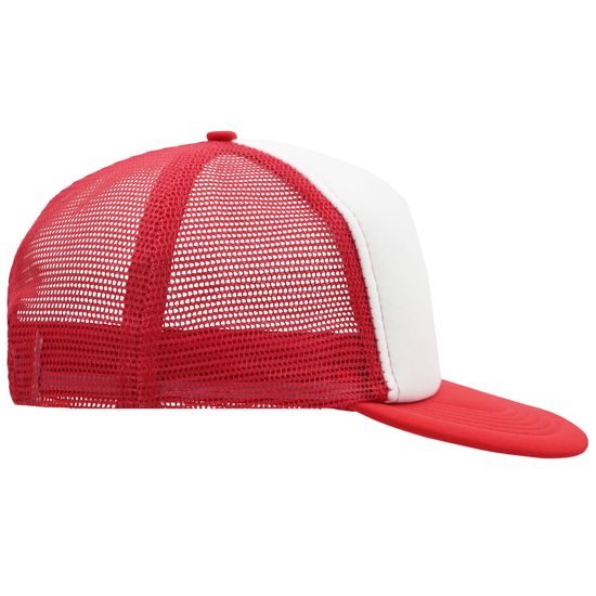 LAPOS KARIMÁJÚ TRUCKER SAPKA MB6207 - EGYENES SILTTEL - BASEBALL SAPKÁK ÉS SAPKÁK