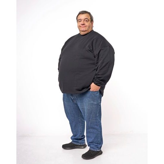 NADROZMERNÁ MIKINA BEZ KAPUCNE UNISEX - MIKINY CEZ HLAVU - OBLEČENIE