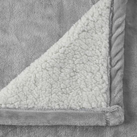 MIKROFLEECE TAKARÓ BÁRÁNYBŐR HATÁSÚ BÉLÉSSEL - TAKARÓK - HÁZTARTÁS