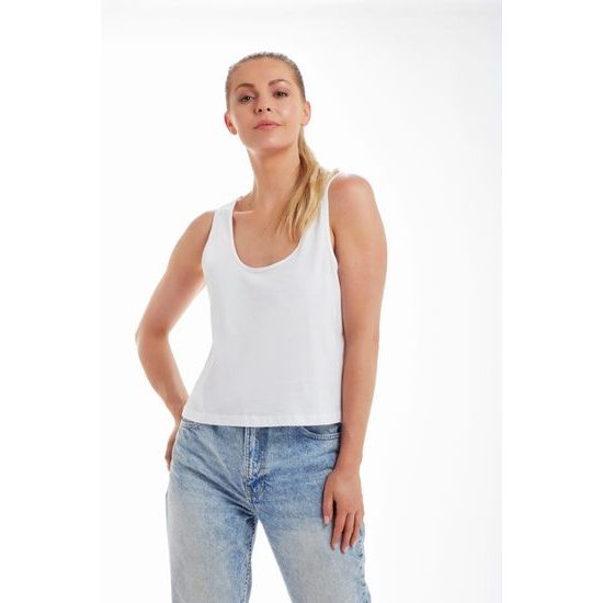 DAMEN TANKTOP KURZ GESCHNITTEN - TANKTOPS - KLEIDUNG