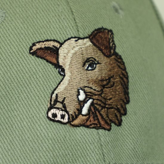 CAP MIT STICKEREI WILDSCHWEIN - JÄGER - KLEIDUNG