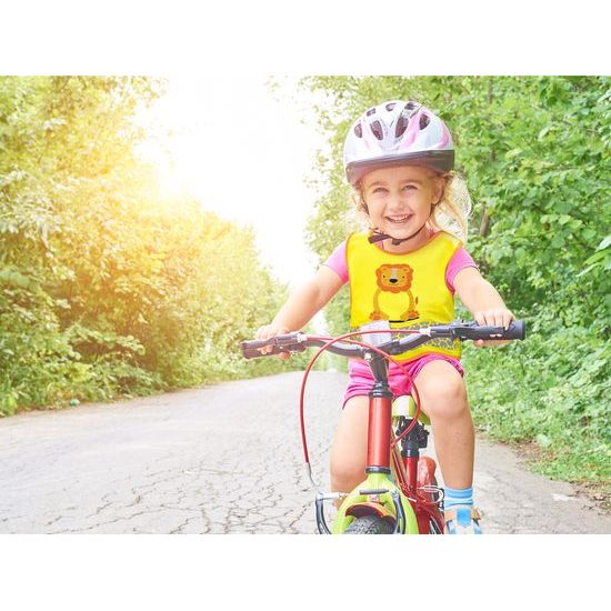 GYERMEK FÉNYVISSZAVERŐ MELLÉNY ÁLLATMINTÁKKAL - GYERMEK MUNKARUHÁZAT - GYERMEKRUHÁZAT