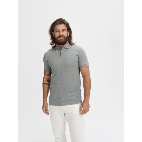 PÁNSKÁ POLOKOŠILE COTTON HEAVY - POLOKOŠILE S KRÁTKÝM RUKÁVEM - OBLEČENÍ