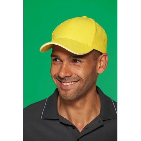 WERBLICHE 6-PANEL SANDWICH-CAP MB024 - CAPS ALS WERBEARTIKEL - CAPS UND MÜTZEN