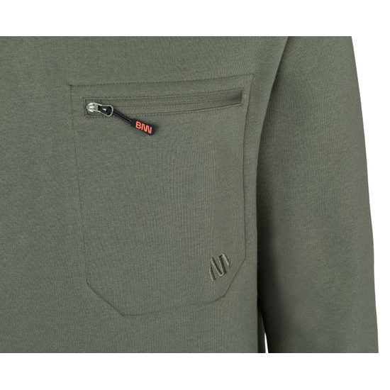 PRAKTICKÁ KAPSIČKA NA ZIP NA HRUDI PRO DROBNOSTI. - MIKINY CEZ HLAVU - OBLEČENIE