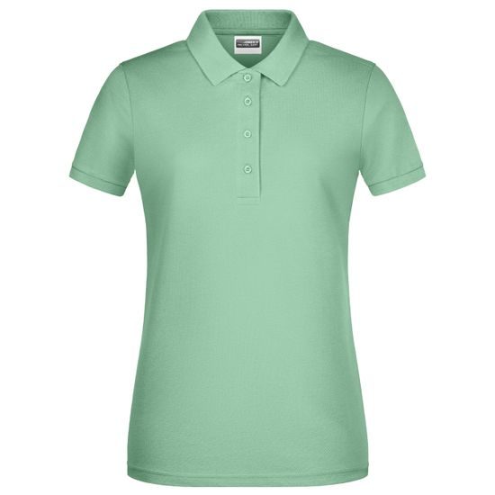 DAMEN POLOSHIRT AUS BIO-BAUMWOLLE 8009 - KURZARM POLO-SHIRTS - KLEIDUNG