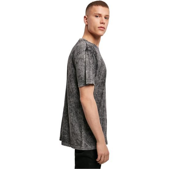 HERREN T-SHIRT ACID WASHED - KURZARM-T-SHIRTS - KLEIDUNG