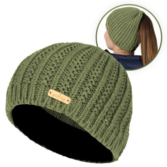 GIFT SET: PONYTAIL BEANIE AND NECK WARMER - GIFT SETS - SETS AND GIFTS