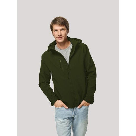 PÁNSKA SOFTSHELLOVÁ BUNDA TRAIL - ŠPORTOVÉ SOFTSHELLOVÉ BUNDY - ŠPORTOVÉ OBLEČENIE