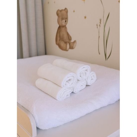 DETSKÉ BIELE LÁTKOVÉ PLIENKY DELUX - 5 KS - PLIENKY - DOMÁCNOSŤ