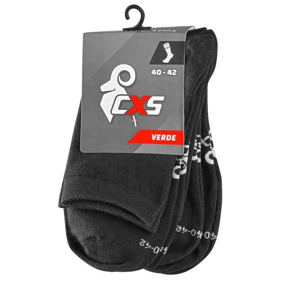 ȘOSETE CXS VERDE – SET DE 3 PERECHI - ȘOSETE CLASICE - ÎNCĂLŢĂMINTE