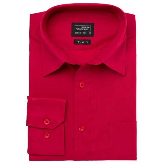 PÁNSKÁ KOŠILE S DLOUHÝM RUKÁVEM JN678 - KOŠILE S DLOUHÝM RUKÁVEM - OBLEČENÍ