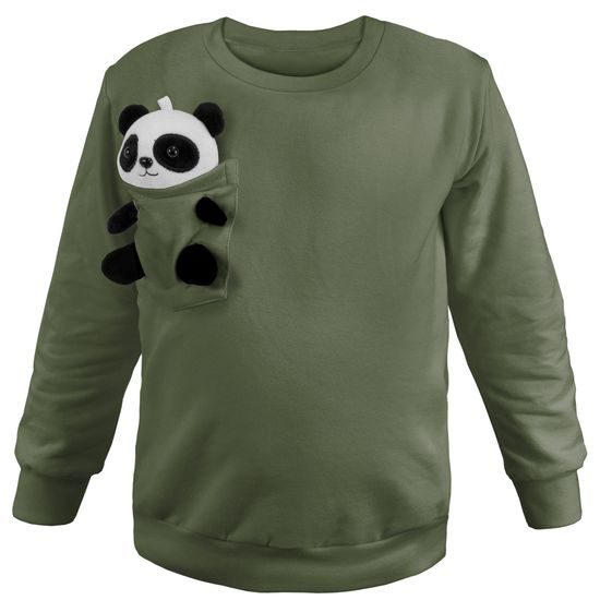 SWEATSHIRT MIT SPIELZEUGTASCHE - KINDERKLEIDUNG MIT SPIELZEUG - KINDER KLEIDUNG