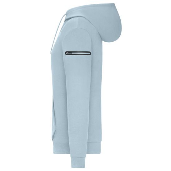 STYLOVÁ DÁMSKÁ MIKINA S KAPUCÍ 8045 - MIKINY PŘES HLAVU - OBLEČENÍ