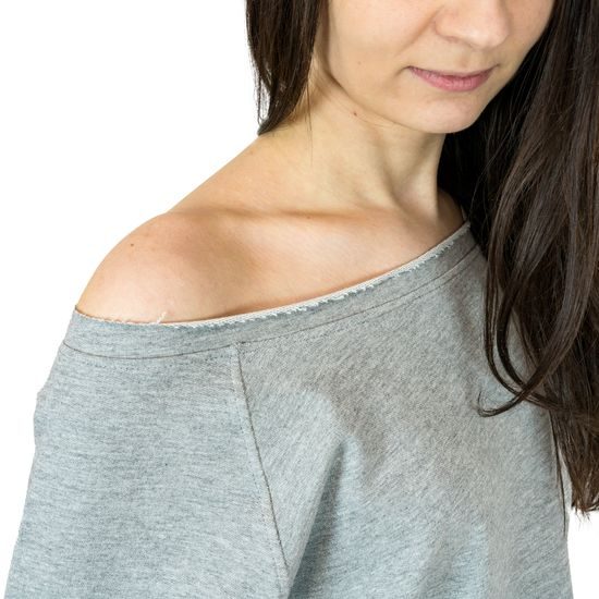 LEŽÉRNÍ DÁMSKÁ MIKINA FLASH DANCE - MIKINY PŘES HLAVU - OBLEČENÍ