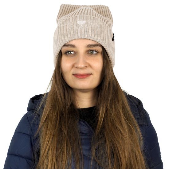 CĂCIULĂ TRICOTATĂ CU BRODERIE PISICĂ - CĂCIULI TRICOTATE - ACCESORII