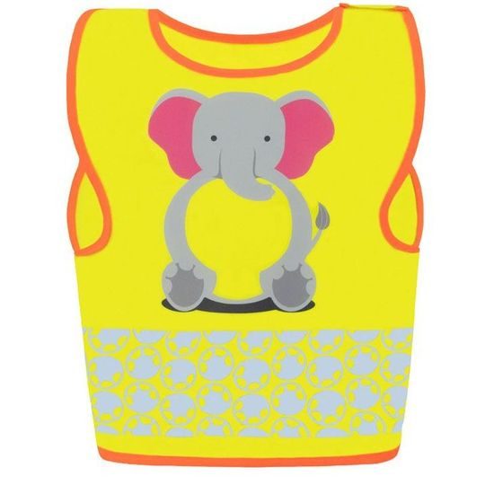 KINDER WARNWESTE MIT TIERMOTIVEN - ARBEITSKLEIDUNG FÜR KINDER - KINDER KLEIDUNG