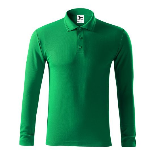 TRICOU POLO BĂRBAȚI CU MÂNECĂ LUNGĂ PIQUE POLO LS - BLUZE POLO CU MÂNECĂ LUNGĂ - ÎMBRĂCĂMINTE