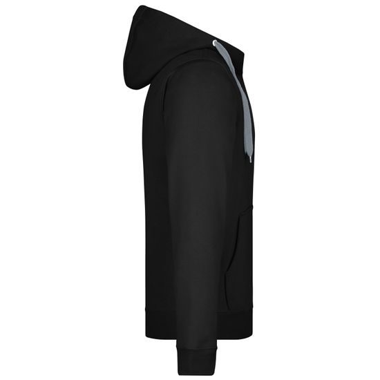 HANORAC DE BĂRBAȚI DIN DOUĂ CULORI JN355 - HANORACE CU FERMOAR - ÎMBRĂCĂMINTE