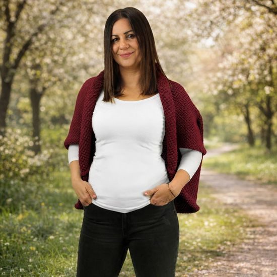 CARDIGAN TRICOTAT CU LUNGIME VARIABILĂ - PULOVERE - ÎMBRĂCĂMINTE