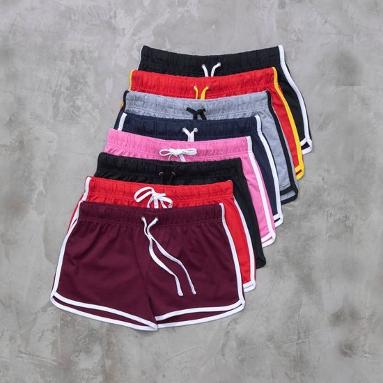 PANTALONI SCURȚI RETRO PENTRU FEMEI - PANTALONI SPORT SCURȚI - ECHIPAMENT SPORTIV