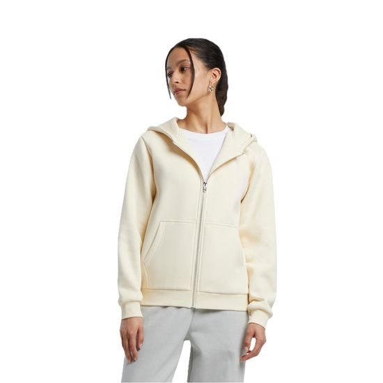 HEBKÁ DÁMSKÁ MIKINA NA ZIP FLUFFY - MIKINY NA ZIP - OBLEČENÍ