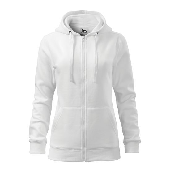 DAMEN SWEATSHIRT TRENDY ZIPPER - SWEATSHIRTS MIT REISSVERSCHLUSS - KLEIDUNG