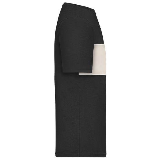 TRIČKO S KONTRASTNÍM PRUHEM 8049 - TRIČKA S KRÁTKÝM RUKÁVEM - OBLEČENÍ