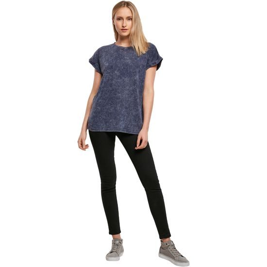 LÄSSIGES DAMEN T-SHIRT ACID WASHED - KURZARM-T-SHIRTS - KLEIDUNG