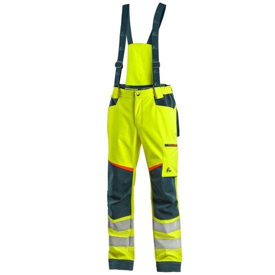 REFLEKTIERENDE HERREN-SOFTSHELLHOSE CXS BEDFORD - WARNSCHUTZHOSEN - ARBEITS KLEIDUNG