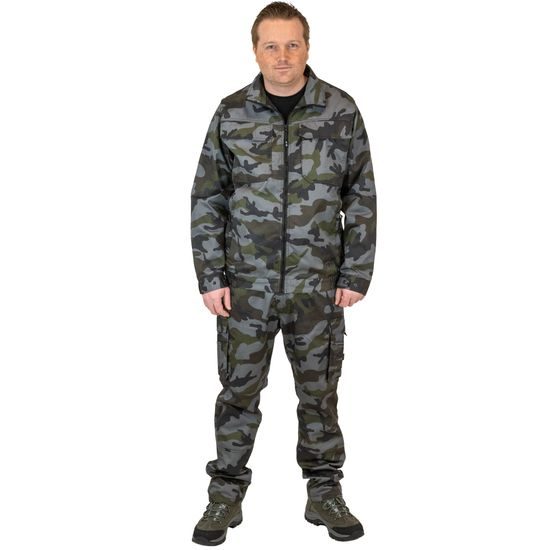 CAMOUFLAGE HERREN HOSE CXS CAMO - ANGLERHOSEN - ARBEITS KLEIDUNG