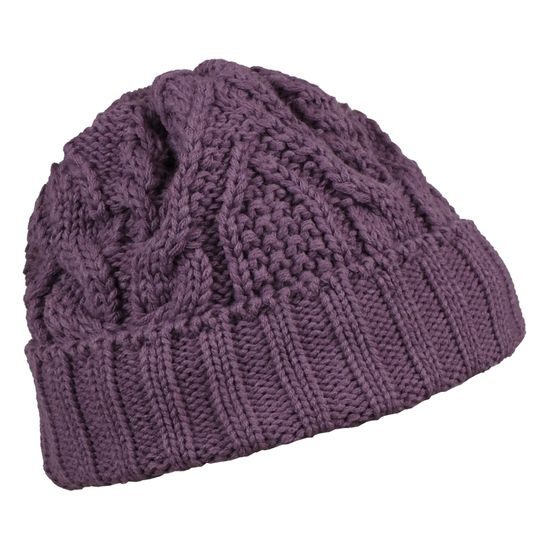 DÁMSKA ZIMNÁ ČIAPKA S OHNUTÝM LEMOM - PLETENÉ ČIAPKY - ŠILTOVKY A ČIAPKY