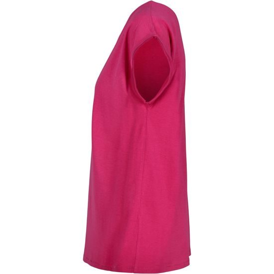 DAMEN T-SHIRT MIT UMGESCHLAGENEN ÄRMELN - KURZARM-T-SHIRTS - KLEIDUNG