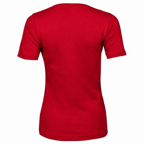 TRICOU DE DAMĂ CU MÂNECĂ SCURTĂ INTERLOCK - TRICOURI CU MÂNECĂ SCURTĂ - ÎMBRĂCĂMINTE